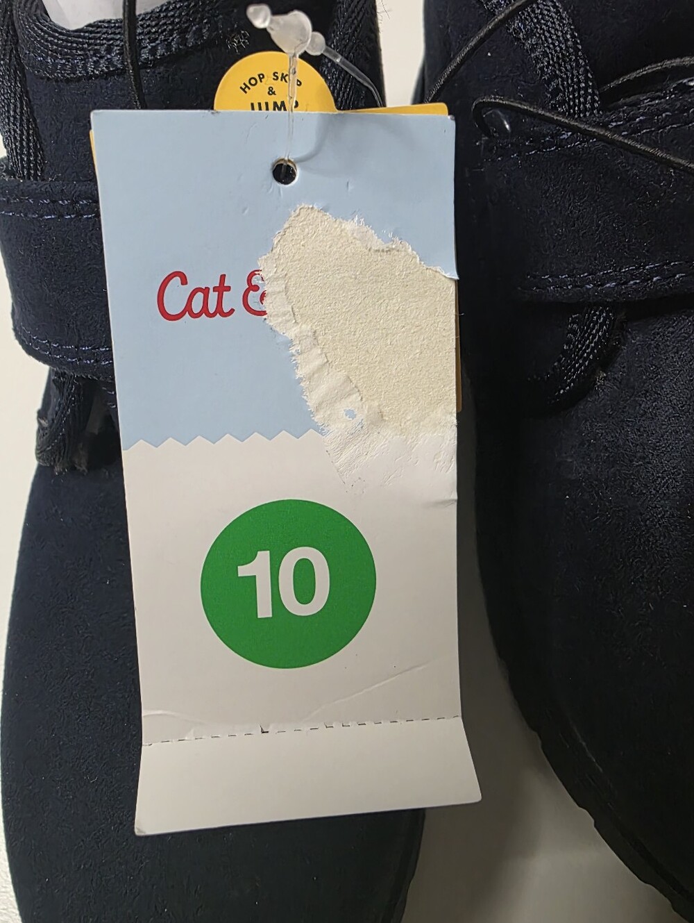 NWT Cat & Jack Boys 10T Navy Magnus Hook & Loop Strap Boots - Picture 7 of 11